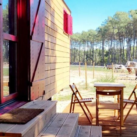 Hotel Roulottes Cocooning Au Coeur Des Landes Mées Exterior foto